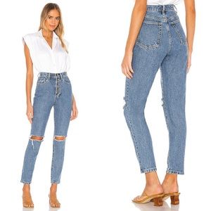 NWT WeWoreWhat The Danielle High Rise Straight